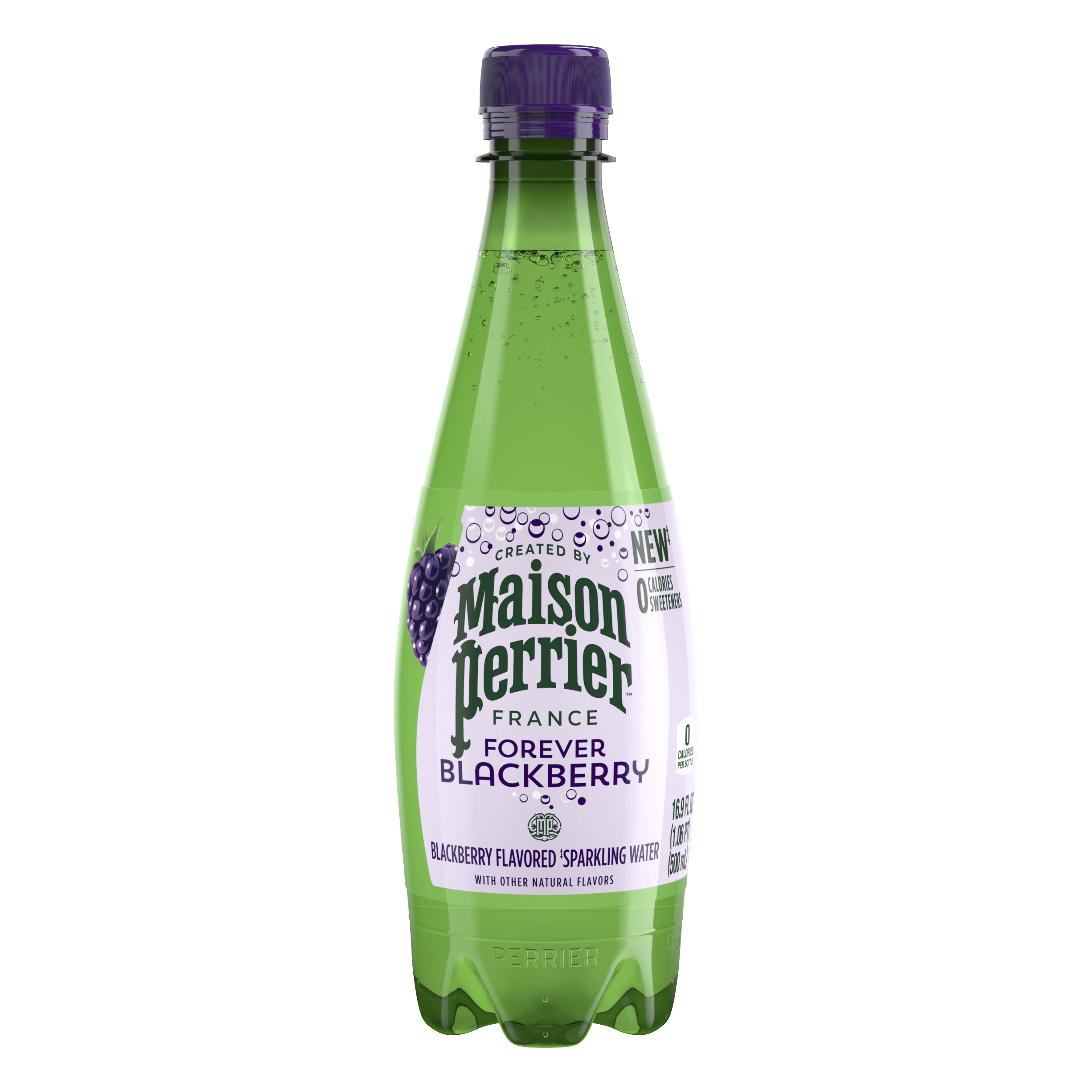Blackberry Flavored Sparkling Water 16.9 fl oz Bottle Maison Perrier